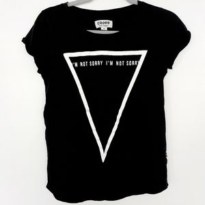 🌈NOT SORRY pride fitted tee